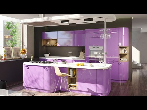 Video: Lilac kitchen: features of using a lilac shade in the interior