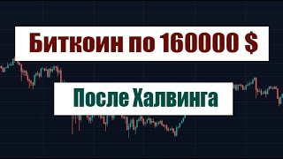 БИТКОИН ПОСЛЕ ХАЛВИНГА БУДЕТ СТОИТЬ +-160000$