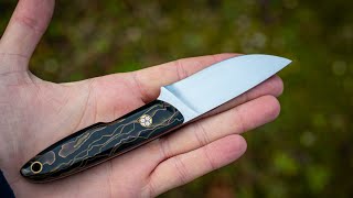 Making Tapered Fulltang Hunting Knife by RvD Knives 10,820 views 2 years ago 8 minutes, 24 seconds