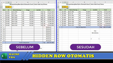 Auto Hide Excel Rows