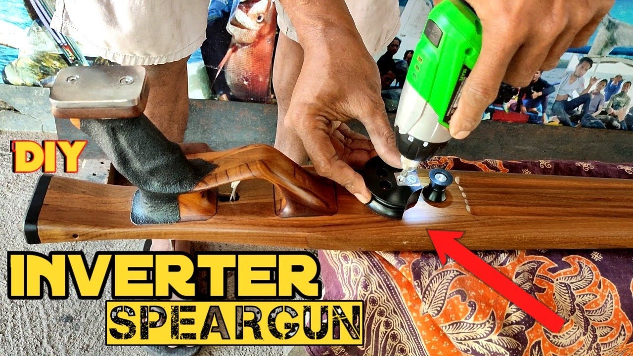 SPEARGUN INVERTER /How to  make wooden speargun 