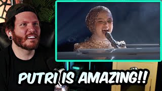 Putri Ariani REACTION 'I Still Haven't Found What I'm Looking For' AMERICA'S GOT TALENT 2023