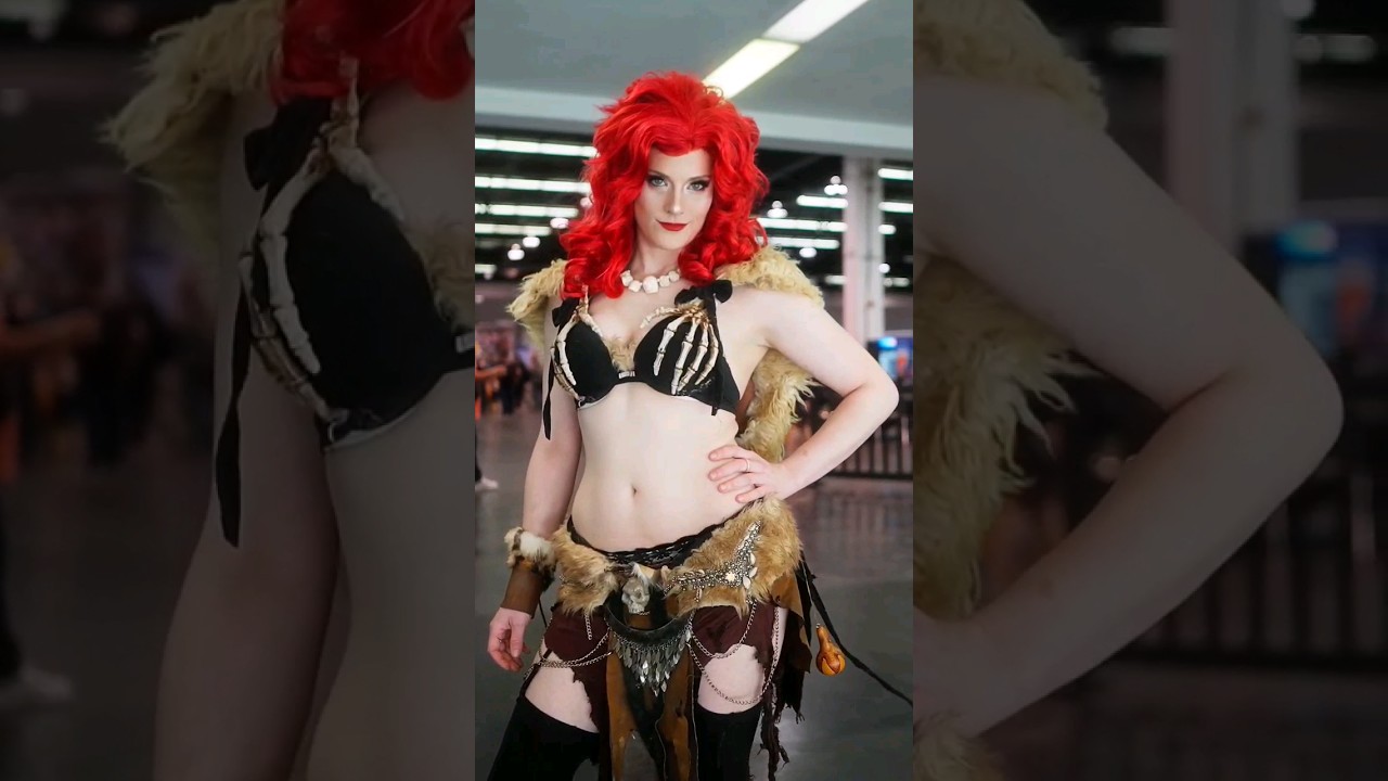 @tema_time as #RedSonja #RedSonjaCosplay #Cosplay #Cosplayer #WonderCon #WonderCon2023 #CosplayGirl