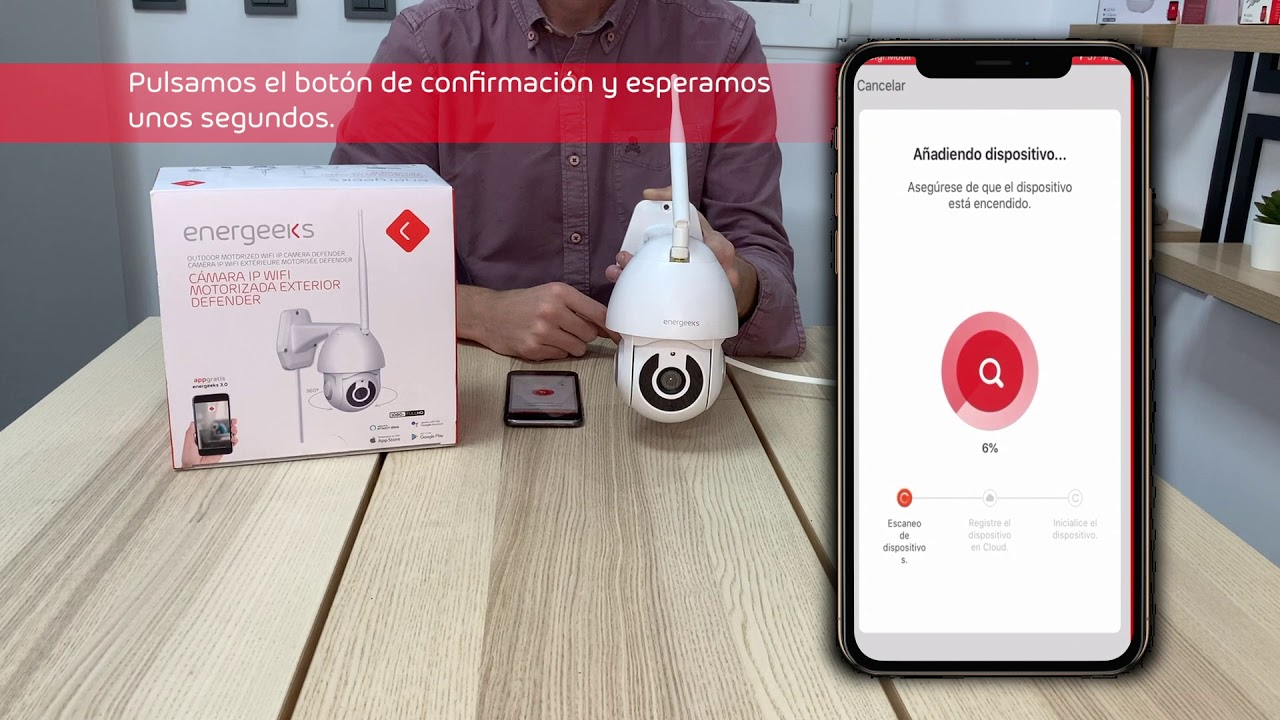 Comprar Cámara vigilancia WiFi exterior motorizada · ENERGEEKS · Hipercor