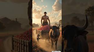 Red Diamond Rain! 💎 Strong Farmer’s Magical Story #ai #veo3 #foryou #cortoon #viralshorts #ytshorts