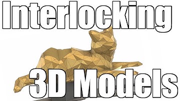 Fusion 360: Splitting an .STL Model Into Interlocking Parts