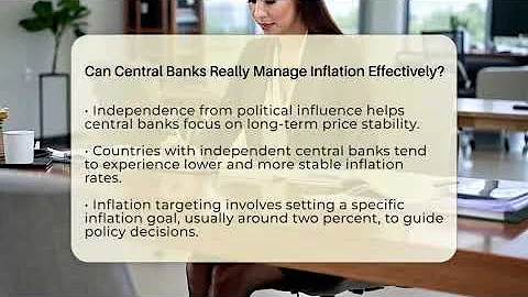 Can Central Banks Really Manage Inflation Effectively? - Learn About Economics