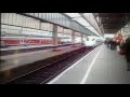 Train Arrives In Stuttgart Germany 