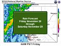 Northern California Precipitation Forecast - Nov 28-29
