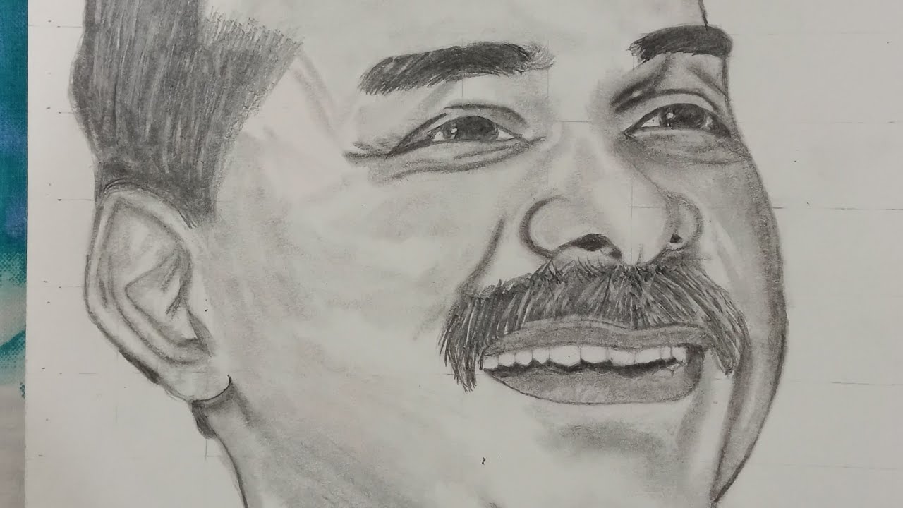 Dr Y.s Rajasekhar reddy gari pencil sketch