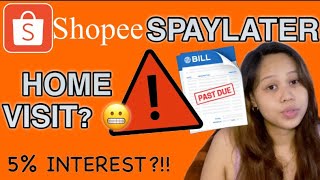 SHOPEE SPAYLATER: DELAYED PAYMENT, ANO ANG MANGYAYARI? | MAGKANO ANG INTEREST?