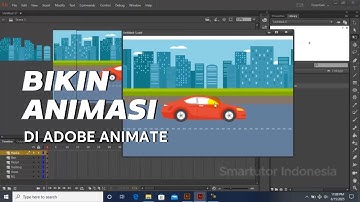 Cara Membuat Animasi Mobil Berjalan di Adobe Animate untuk Pemula #adobeanimate