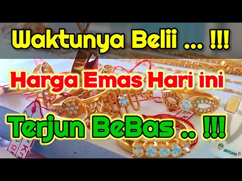 HARGA EMAS HARI INI • Harga emas perhiasan • antam Hari ini • UBS • emas Dunia | Turun Banyak Bestie