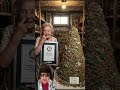 Tallest Booger Tower in the world! #guinnessworldrecords #tower #elderly #winner #secret