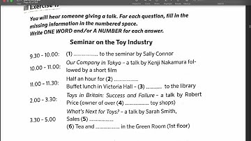 Multilevel listening part 2 exercise 17