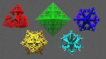 Blender geometry nodes grown platonic solids