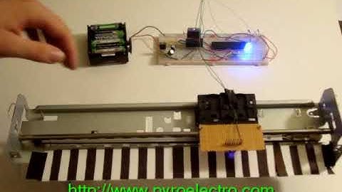 Simple Motor Optical Encoder - Test Program