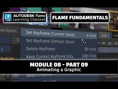 Flame Fundamentals - Module 8 - Part 09 - Animating a Graphic