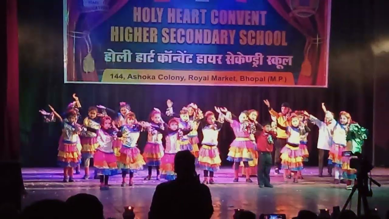Annual function in Holy Heart Convent school, Bhopal 😍