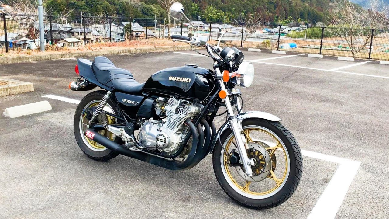 スズキ GS750G 始動動画 - YouTube