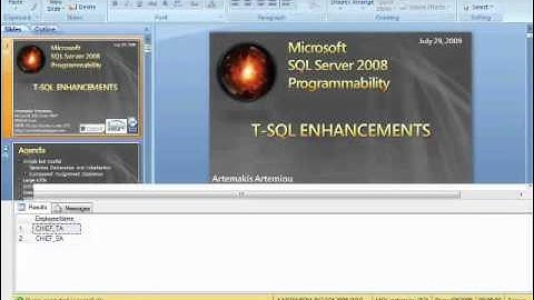 SQL Server 2008 T-SQL Enhancements - Part 5/6