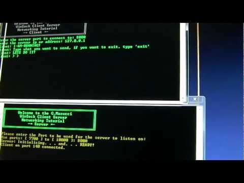 WinSock Tutorial Accompaniment Video