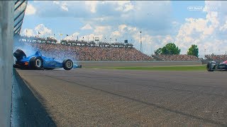 IndyCar Series 2018. Indy 500. Ed Jones Crash