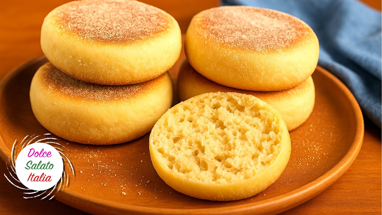 Muffin in Padella 😍 – I Panini Soffici per la Colazione