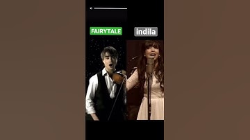 Thumbnail of Indila vs fairytale no autotune song who is the best ?#shorts #noautotune #autotune