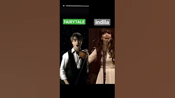 Indila vs fairytale no autotune song who is the best ?#shorts #noautotune #autotune