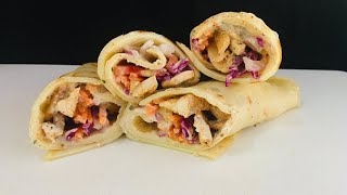 Easy Chicken Warp/tortilla/#asmr #chicken #recipe #breakfast