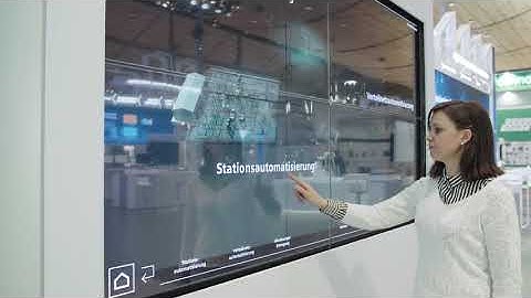GhosT-OLED 2x2 Anwendung mit primeTOUCH auf der HMI in Hannover 2017