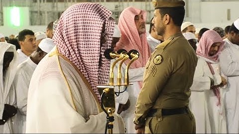 ﴿فوقاهم الله شر ذلك اليوم ولقاهم نضرة وسرورا﴾ تلاوة خاشعة لسورة الإنسان للشيخ سعود الشريم