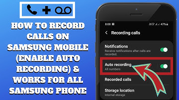 How To Record Calls on Samsung Mobile (Enable Auto Recording) & Works For All Samsung Phone