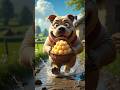 this dog is bringing yummy 🤤 rasgulla #ai #aivideo #viral #viralvideo