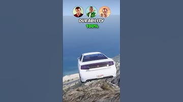 Which GTA 5 Character Makes It Down Mt. Chiliad🤔? #shorts