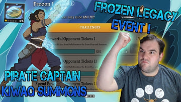 Frozen Legacy Event + Pirate Captain Kiwaq Summons & Gameplay! | Avatar Generations