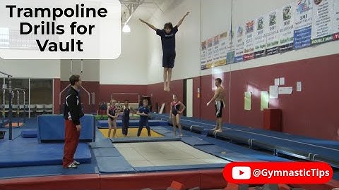 Vault Drills - Double Front Pike on the Trampoline featuring Paul Hamm