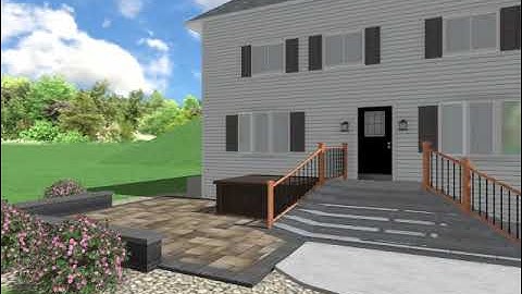 3D Landscape Design walkthrough Landscape Architect / Uvision Software