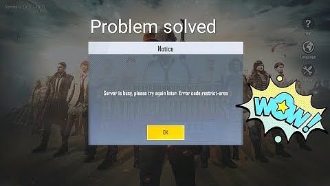 Solved problem of server busy in pubg mobile lite.✌️✌️😎😎