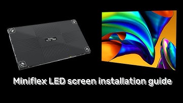 The way to installat a P1.25 video wall for meeting room / Miniflex LED screen installation guide