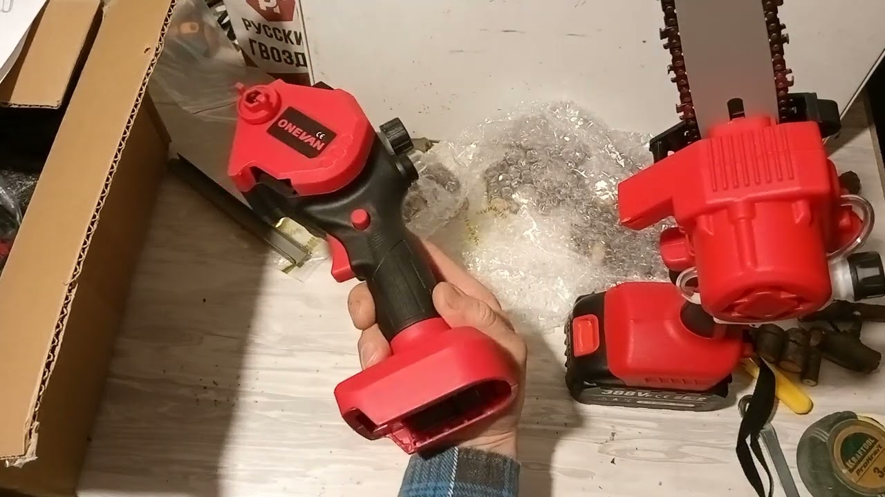 Распаковка и сравнение цепных пил onevan.