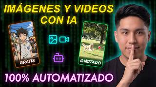 👉 Así creo IMÁGENES y VIDEOS con IA: GRATIS, ILIMITADOS y 100% AUTOMATIZADO 🤖 screenshot 2