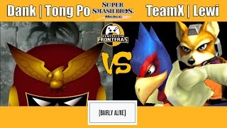 Bairly Alive - Dank | Tong Po (Captain Falcon) vs TeamX | Lewi (Fox) - SSBM - LQF - Smash Melee