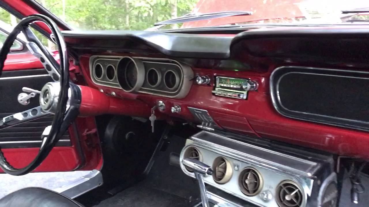 1966 Mustang Interior Youtube