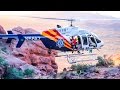 Helicopter rescue in canyon - Full rescue air lift - Superstition Wilderness