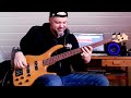 Red Hot Chili Peppers - C&#39;mon Girl (Bass Cover)