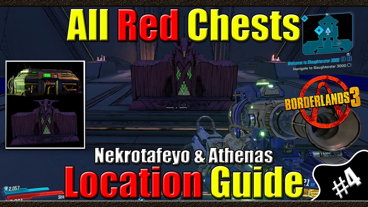 Borderlands 3 | All Red Chest Locations | #4 | Nekrotafeyo & Athenas | Full Location - YouTube