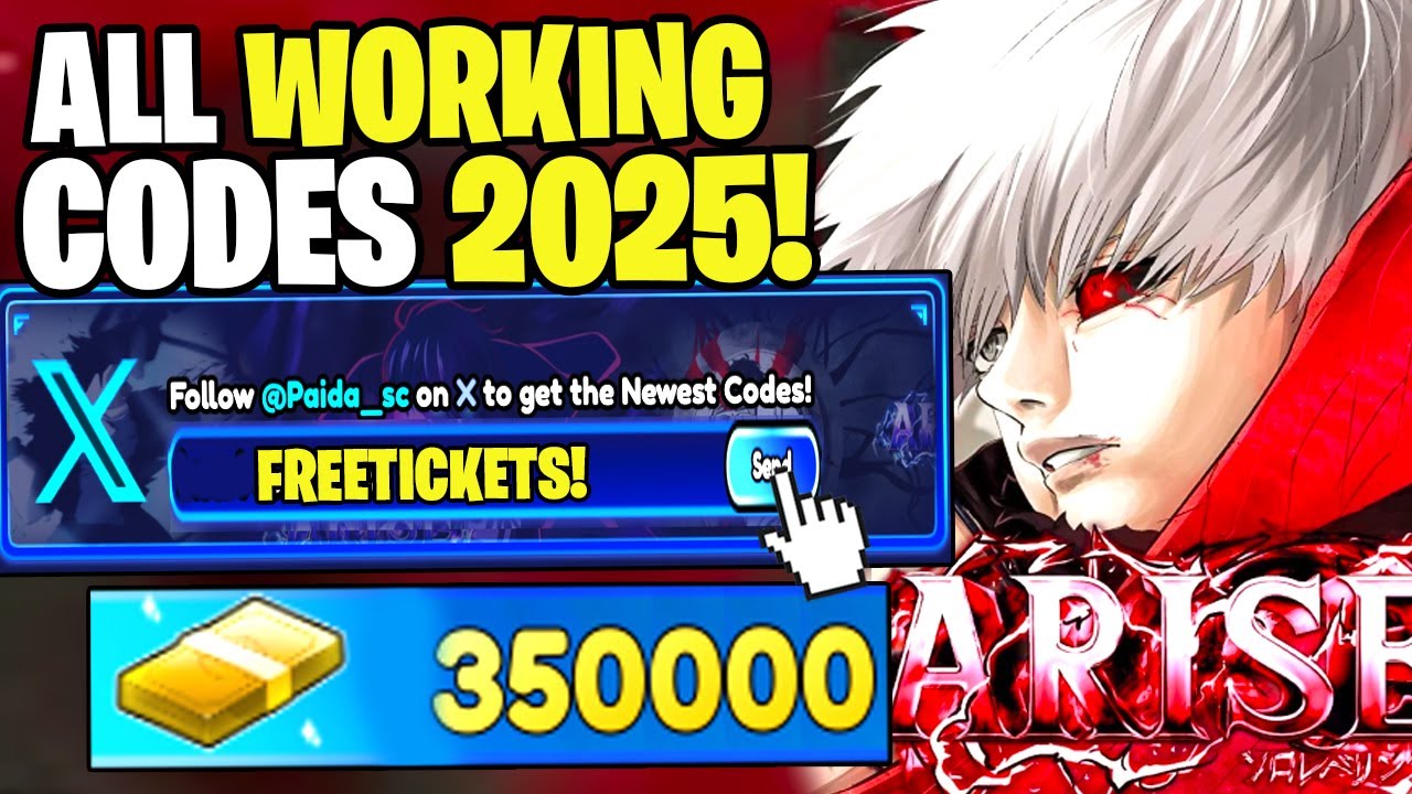 *NEW* ALL WORKING CODES FOR ARISE CROSSOVER IN 2025! ROBLOX ARISE ...