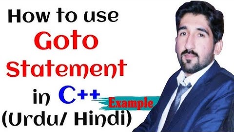 How to Use Goto Statement in C++ (Urdu / Hindi)|| Loop Using Goto Statement & if Statement in C++